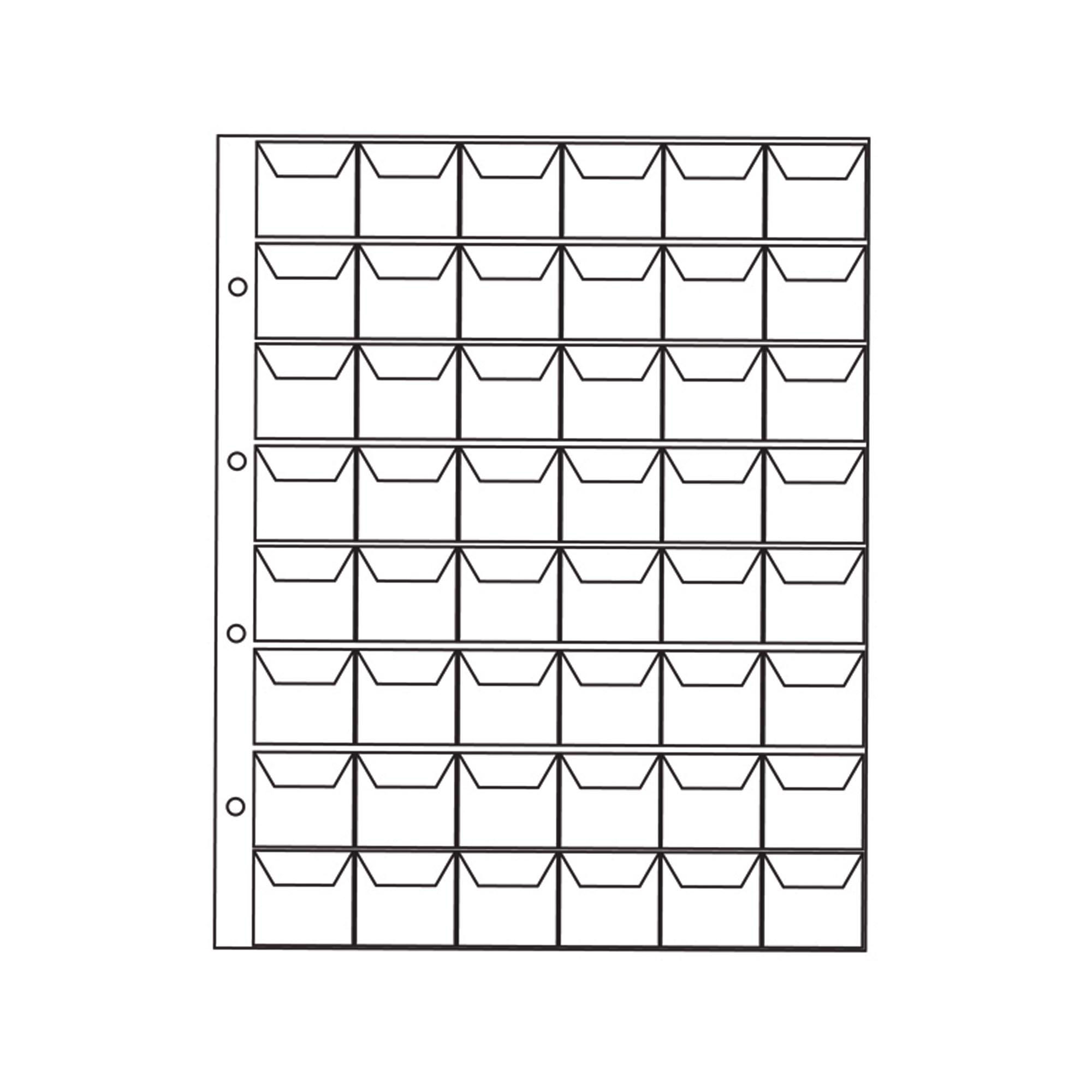 Купить Лист для монет ОПТИМА 48К